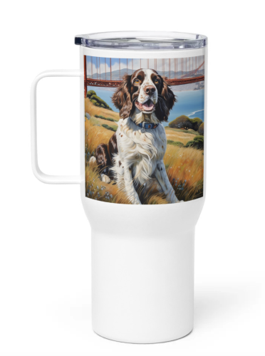 Custom pet travel mug, personalized pet gift